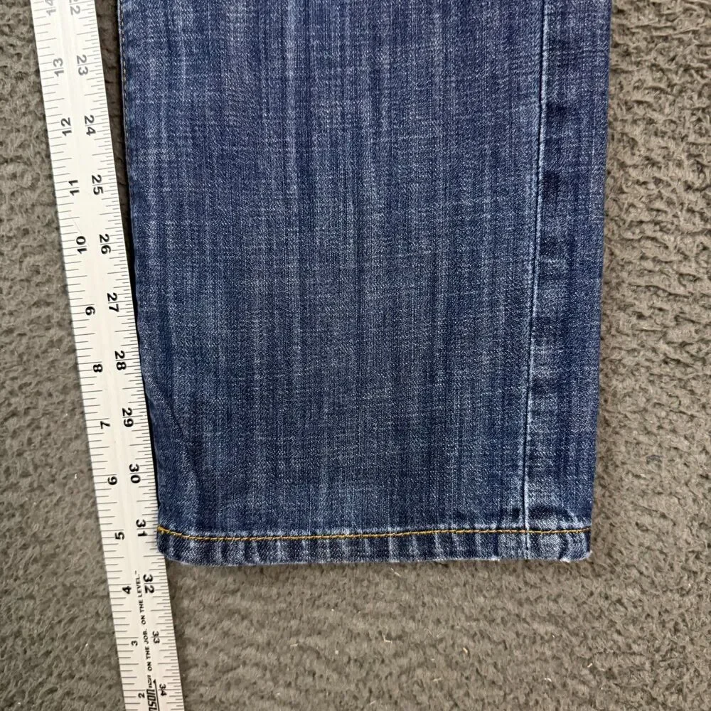 Lucky Brand Jeans Mens 32x32 Blue 221 Original Straight Fit Dark Wash Denim Pant